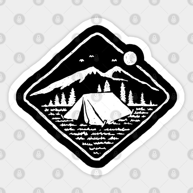 Camp Mode On (for Dark Color) Sticker by quilimo